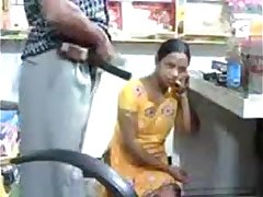 Indian Hot Young Sexy couple fucking in store room - Wowmoyback
