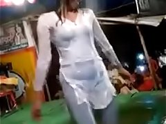 Indian hot girl rain dance