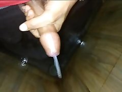 Jerking uncut indian dick