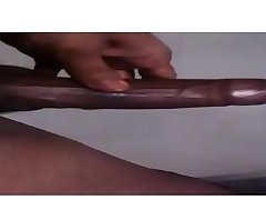 INDIAN hot big black cock massage,jerking