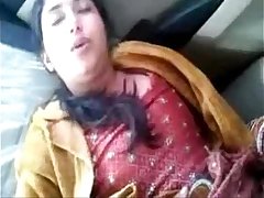 Beautiful Indian Punjabi bhabi fucked in car