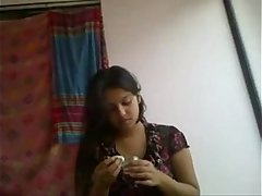 Indian IT girl living together with colleagu